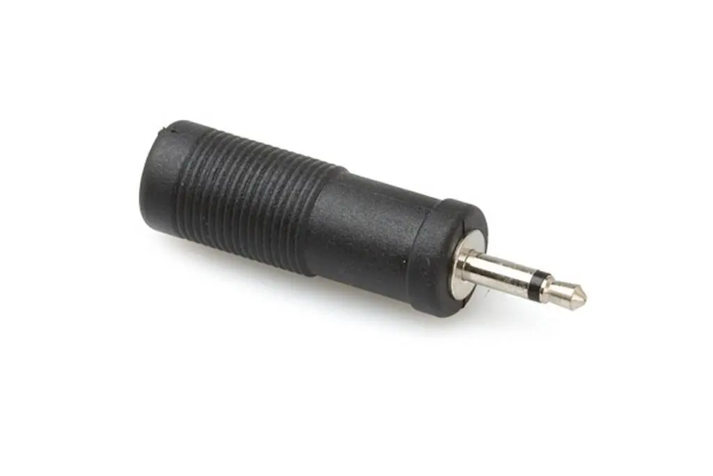 Mono 1/4" (F) to 3.5mm (M) Adaptor