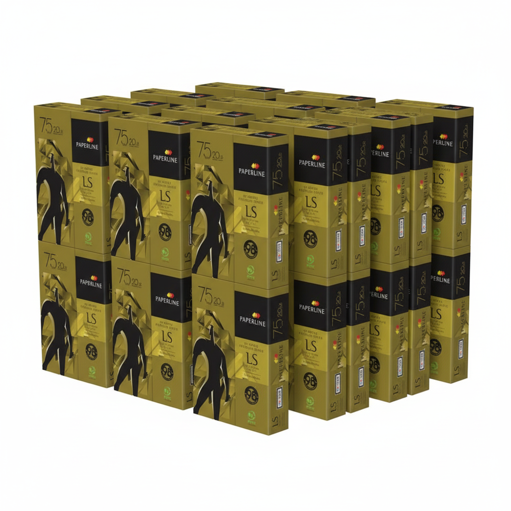 Paperline gold paper, case of 10 bricks