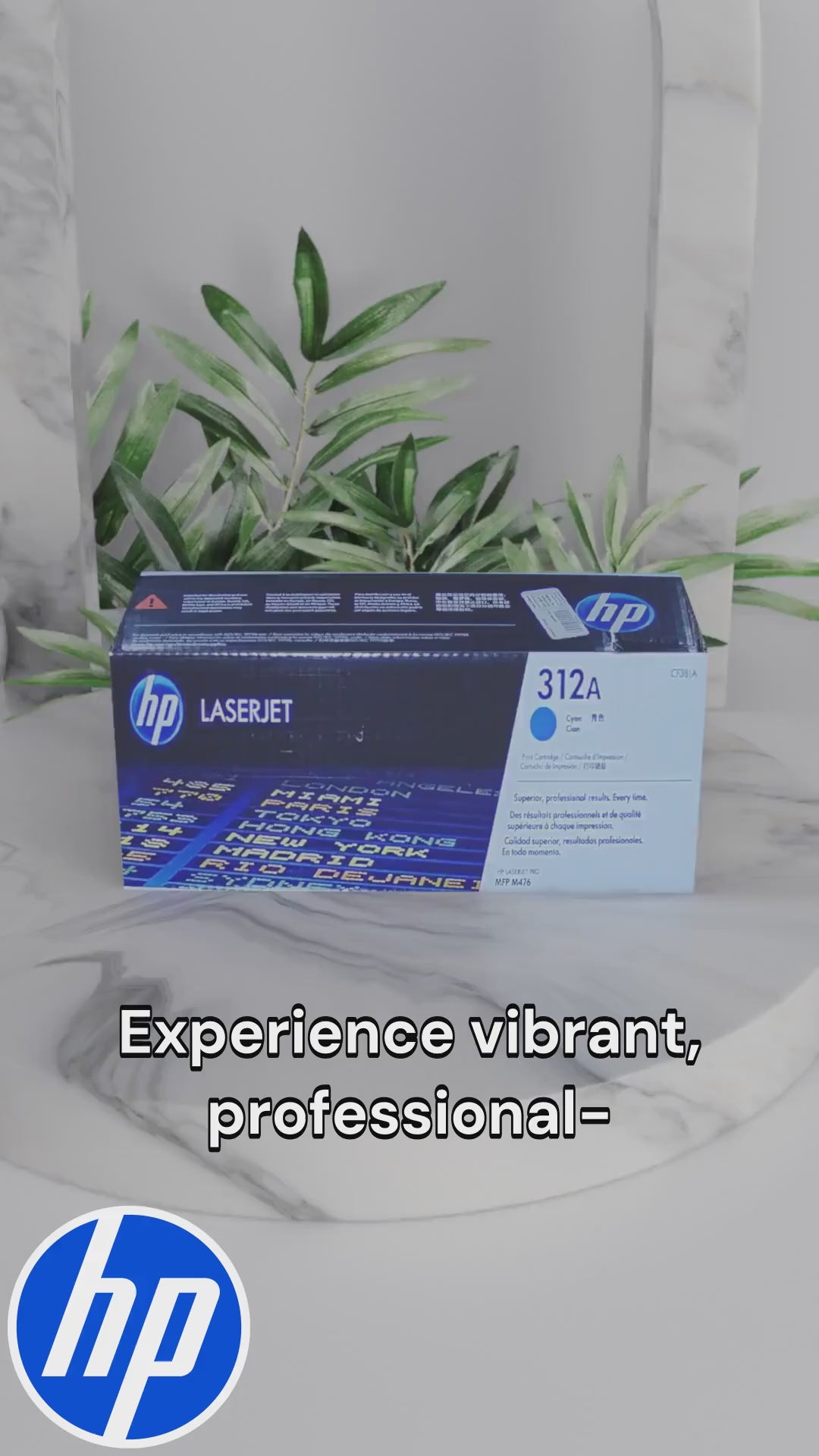 HP 312A Cyan LaserJet Toner Cartridge