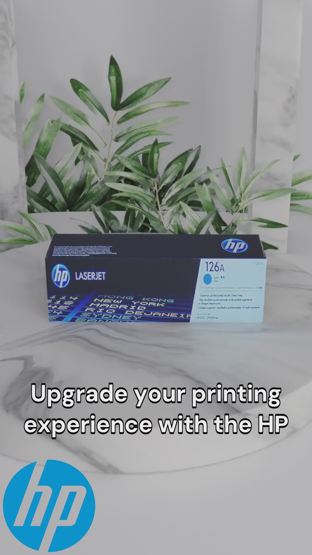 HP Color LaserJet CP1025 Cyan Crtg