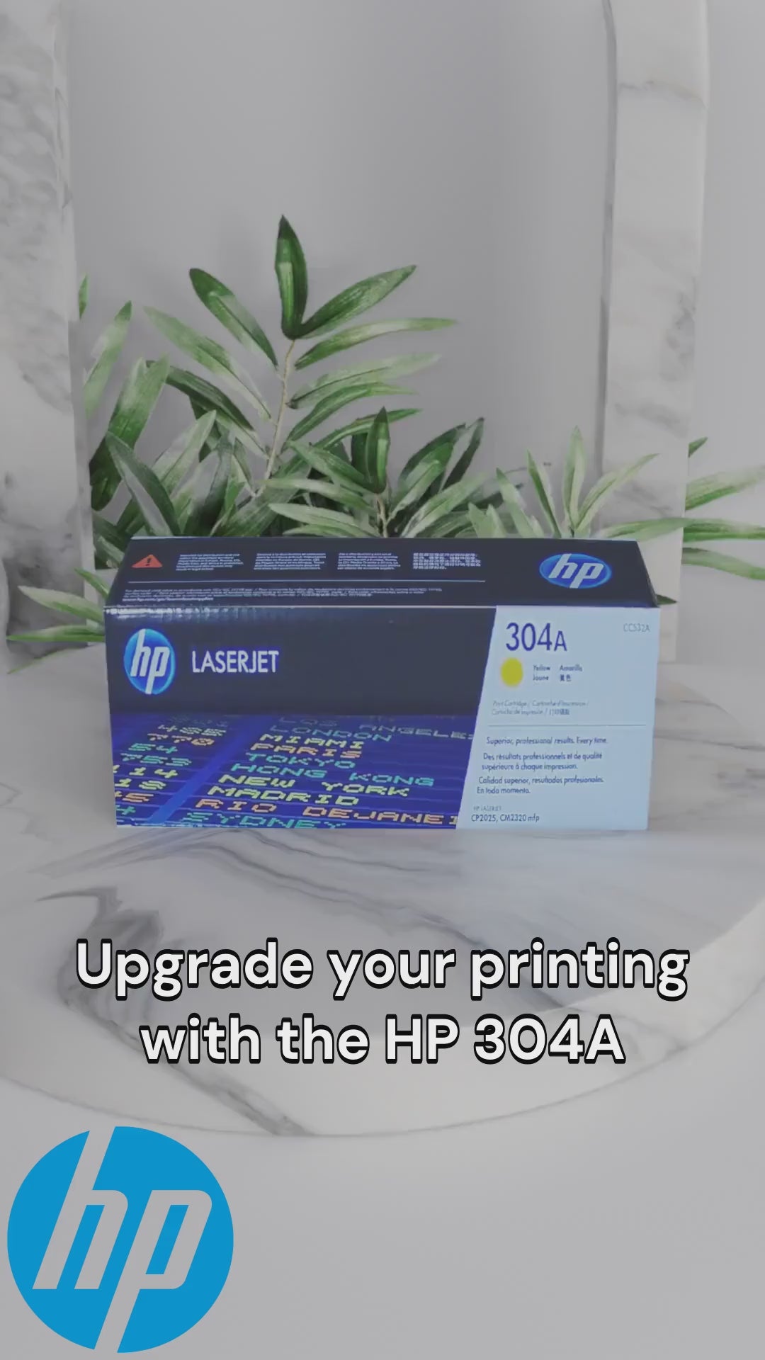 304A HP Color LaserJet CP2025 Yellow Crtg