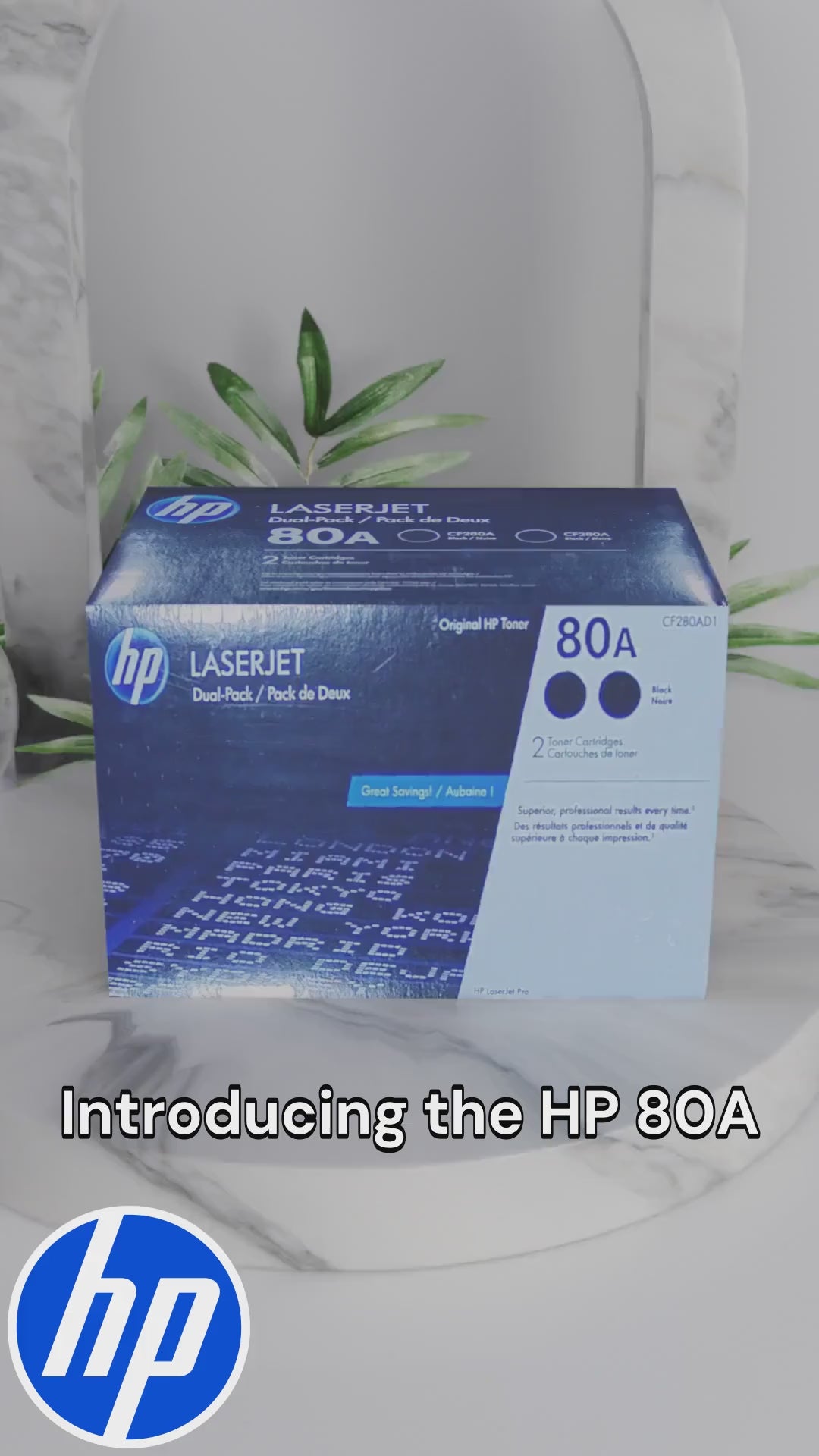 HP 80A Black Dual LaserJet Toner Cartridge