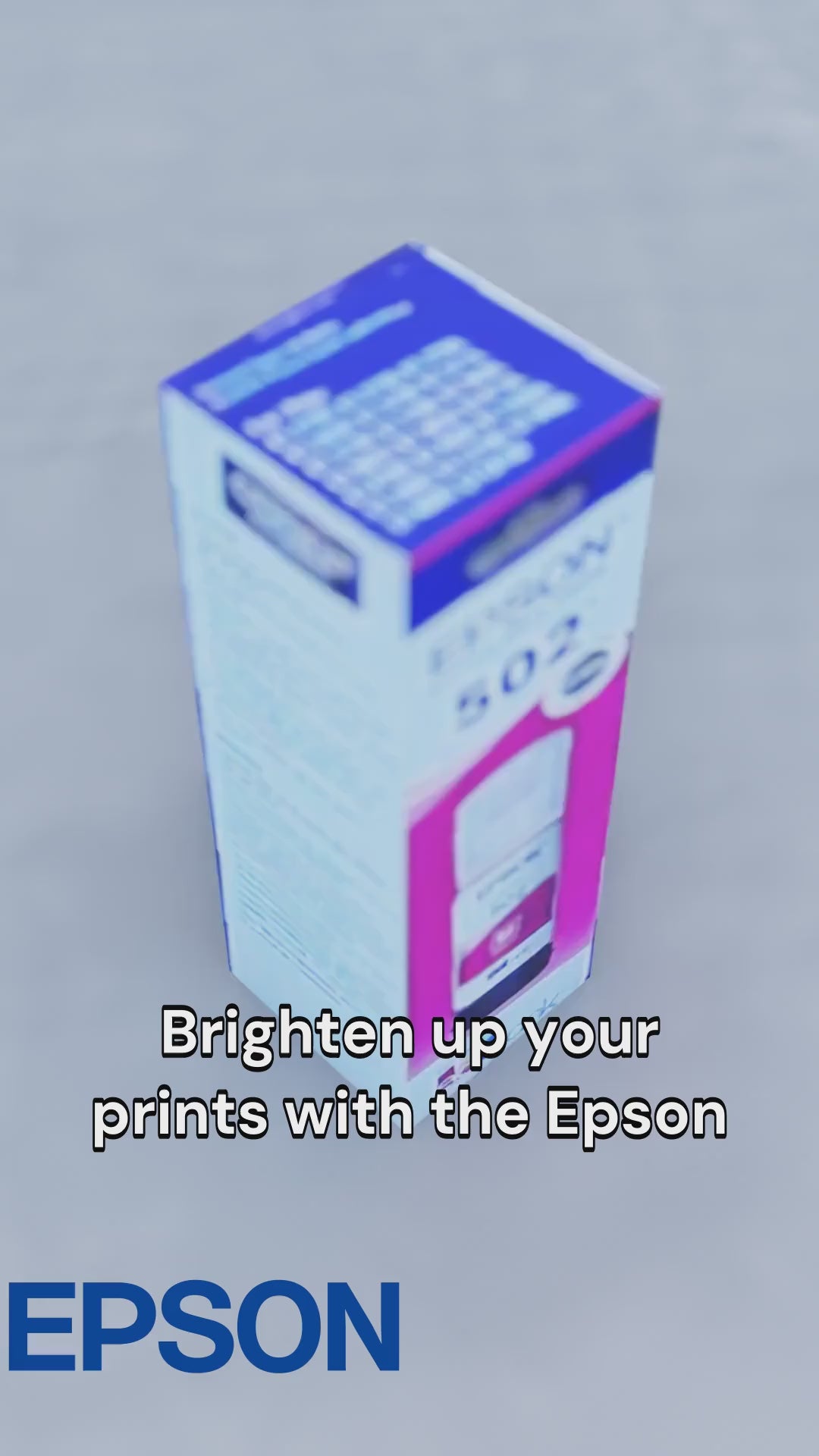 Epson T502 Ink Bottle, Dye Magenta, w/Sensor