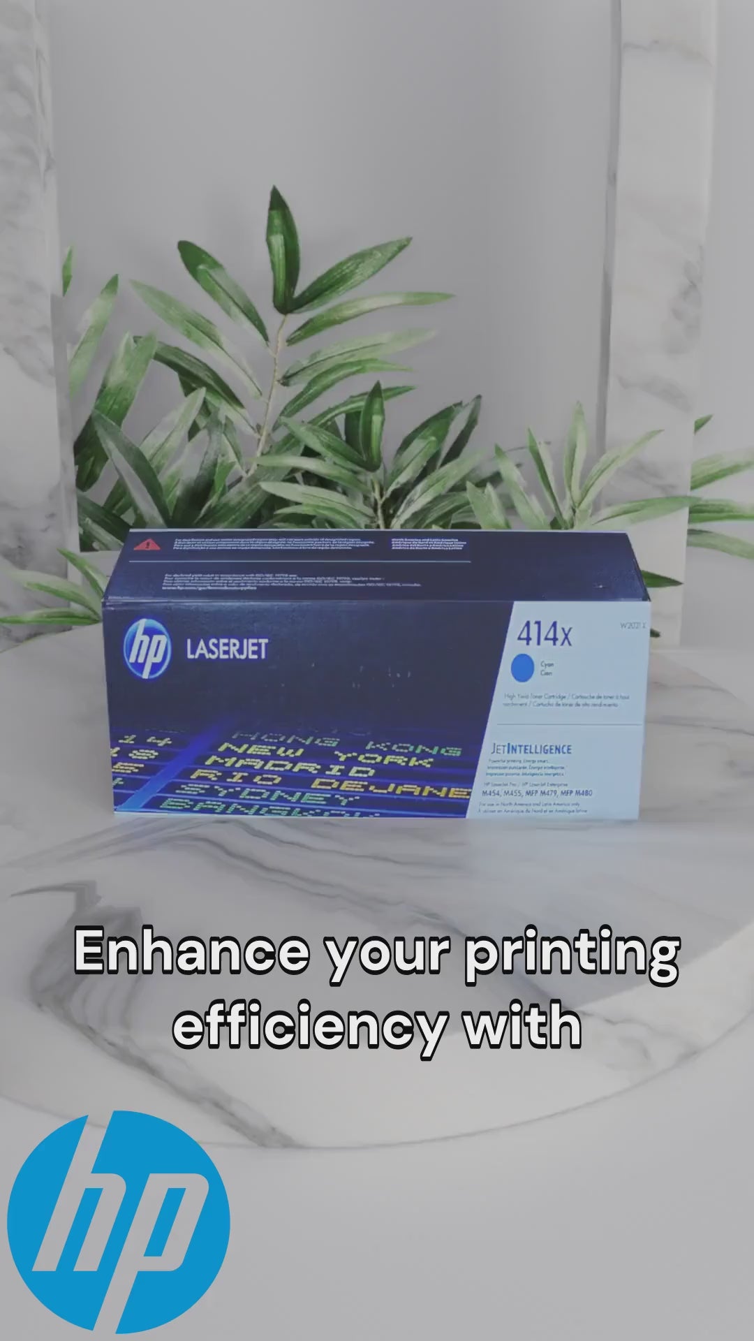HP 414X (W2021X) Cyan High Yield Original Toner Cartridge