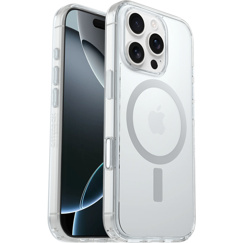 OTTERBOX Symmetry w/MagSafe & Camera Control for iPhone 16 Pro (Clear)