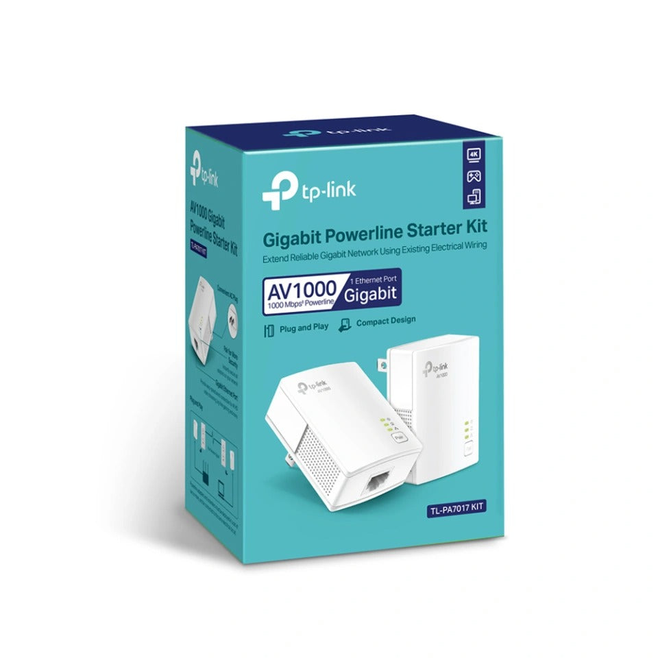 KIT DE DÉMARRAGE CPL AV1000 GIGABIT AVEC PRISE INTÉGRÉE TP-LINK