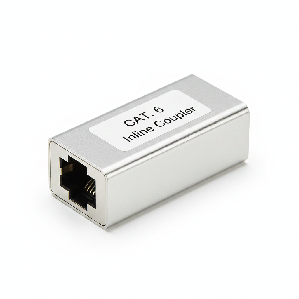 VCELINK Cat6 Shiny Aluminum Inline Coupler